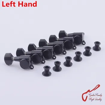 

Original Genuine 6 In-line GOTOH SG381-07 Left Hand Guitar Machine Heads Tuners ( Black ) MADE IN JAPAN