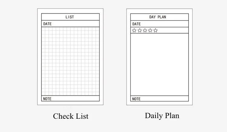 30 листов еженедельно ежедневно планировщик, планшет для записей офисный стол проверяйте список бумага для записей Закладка школьные принадлежности Papeleria