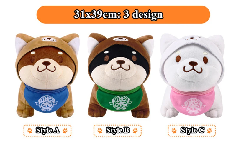 1pcs 26cm Cute Shiba Inu Dog Plush Toy Soft Animals Stuffed Dog Doll Toys for Children Birthday Christmas Gift (4)