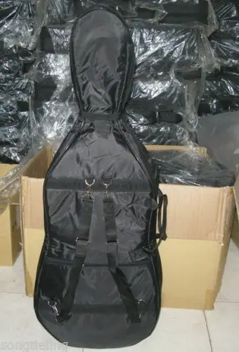 

High quality black cello soft bag 1/4-4/4,waterproof cloth