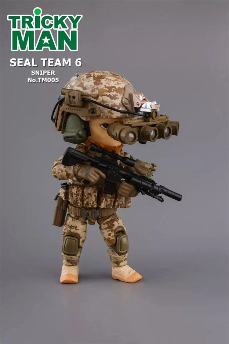 Коллекционный мини полный набор фигурку 5 &quotв стиле милитари TRICKYMAN Seal Team 6 третья