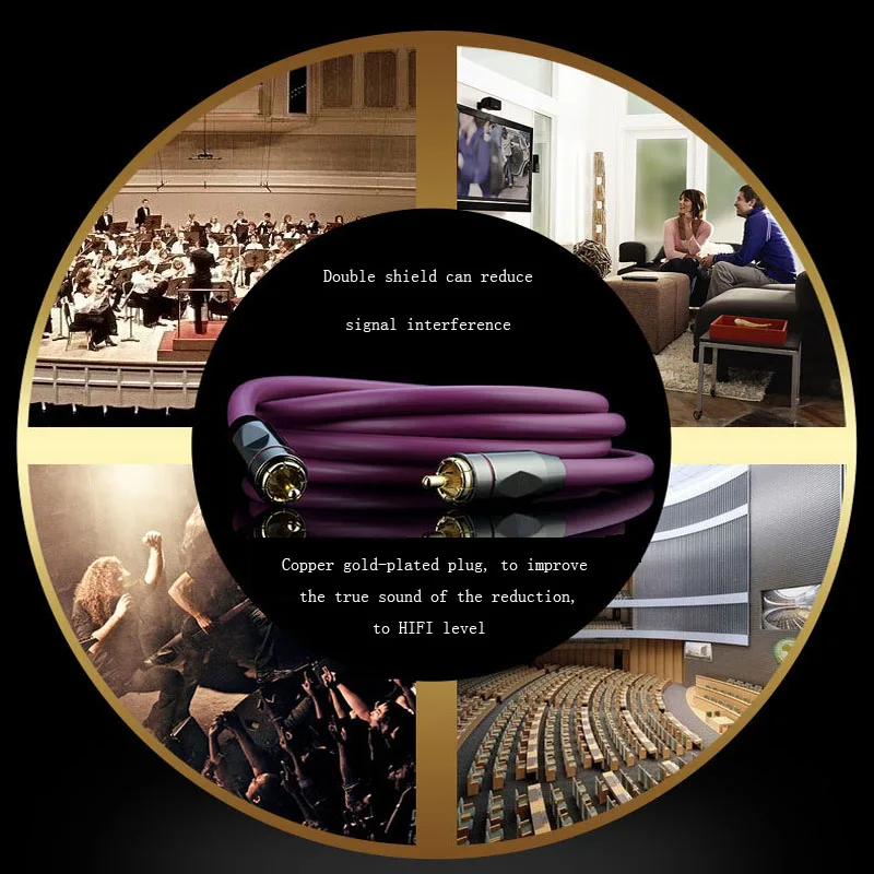 1 м коаксиальный цифровой аудио кабель видео линии RCA лотоса сабвуфер Усилители домашние для дома караоке Конференц-зал публичный адрес Системы