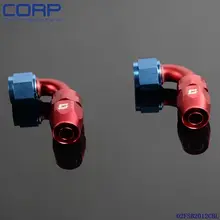 2 ШТ. AN10-10 10 90 Градусов Поворотный Монтаж Шланга Конец Адаптер