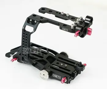

CAME-TV Cage for S ony FS7 Camera HT-FS7-2 15mm Rod Quick Release Plate