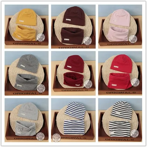 2018 Autumn Winter Baby hat Solid colors Beanies hats for baby Cotton new born baby hat infant caps toddler caps baby headscarf (13)