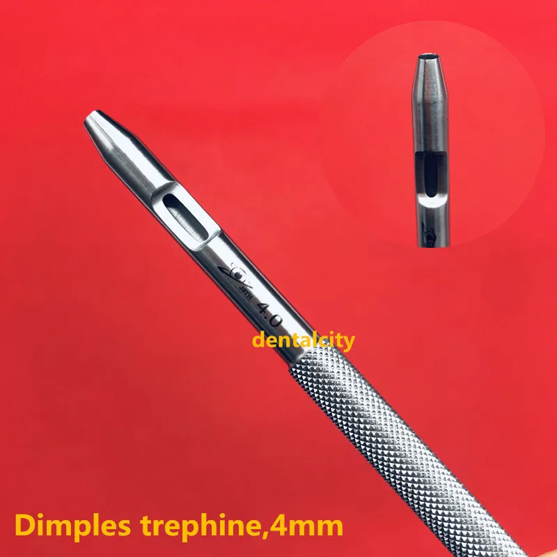 New Stainless steel Dimples trephine Cosmetic and plastic surgery instruments and tools medical apparatus and instruments