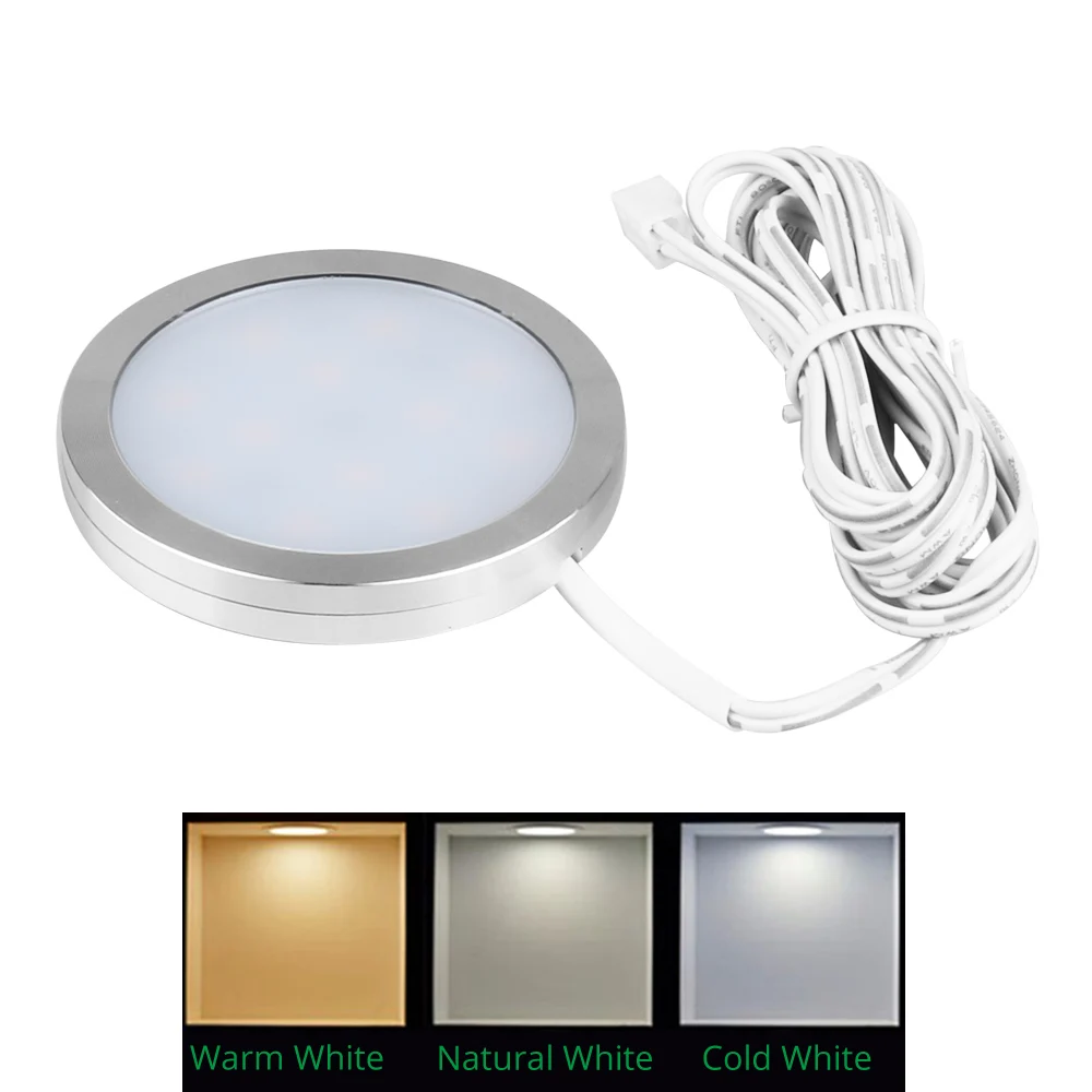 GO OCEAN Under Cabinet Lights Shelf Light Showcase Cupboard 12V LED Cabinet Light Kitchen Cupboard Lighting Closet Lamp