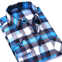 Мужская клетчатая рубашка, новинка, весна-осень, фланелевая Повседневная рубашка, мужские рубашки с длинным рукавом, Chemise Homme, хлопковые мужские клетчатые рубашки