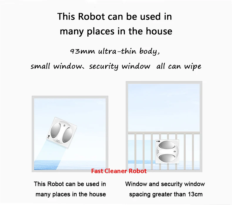 Робот для уборки окон с высоким всасыванием, робот для уборки окон, анти-падение, пульт дистанционного управления, пылесос, робот для уборки окон