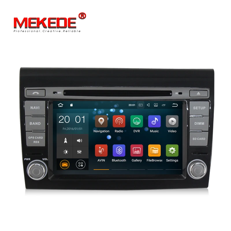 

RK3188 android8.1 7inch 2din Car tape recorder car GPS DVD Player for Fiat Bravo 2007-2012 support BT WIFI BLUETOOTH DVR OBD2