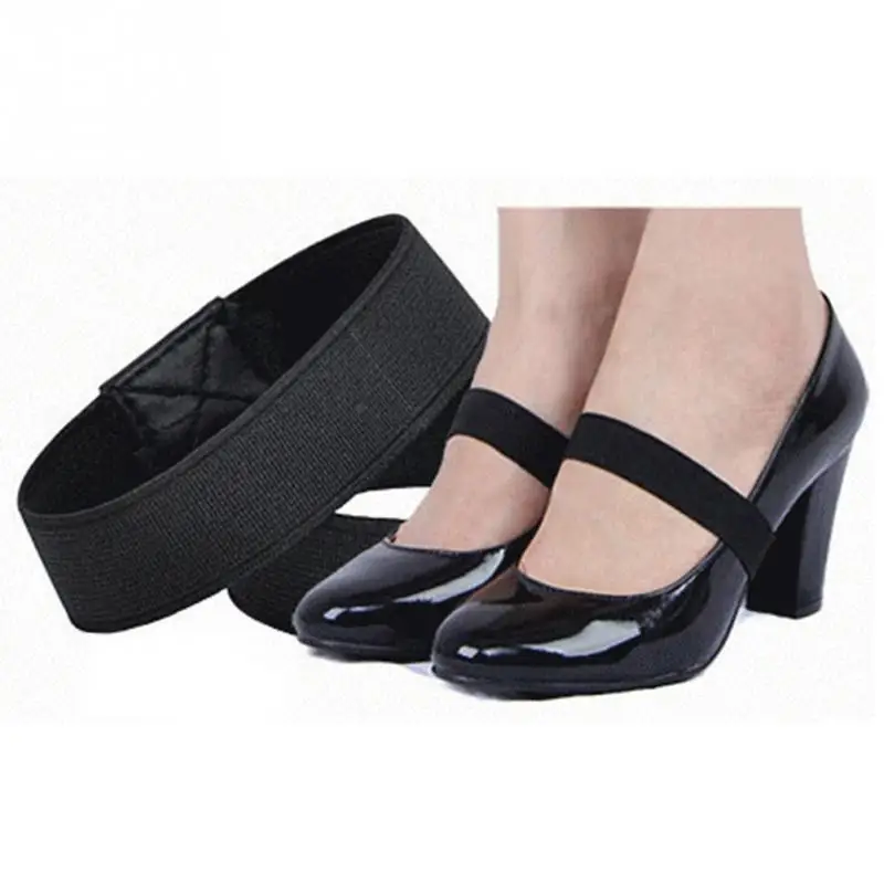 

New 2*20cm 1Pair Colored Elastic Band Shoe Strap Women Solid Color Shoelace For High Heel Shoes Shoe Lace #926