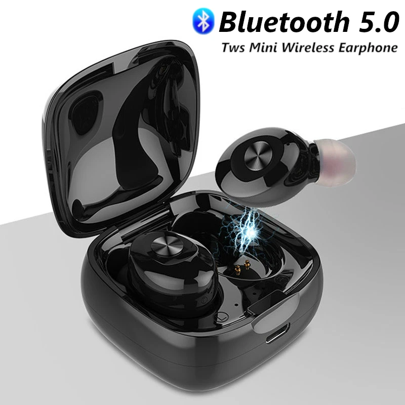 

Bluetooth 5.0 Earphone TWS Mini Wireless Headphone In-Ear Sport Stereo Earbuds With Charging Box For Xiaomi All Phone Headset