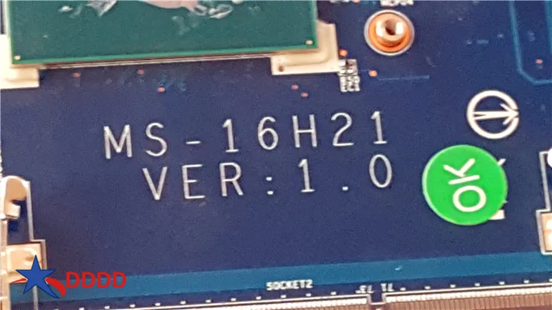 الأصلي ms-16H2 MS-16H21 ل MSI GS60 اللوحة المحمول مع i7 وحدة المعالجة المركزية و GTX860M 100% الكمال العمل