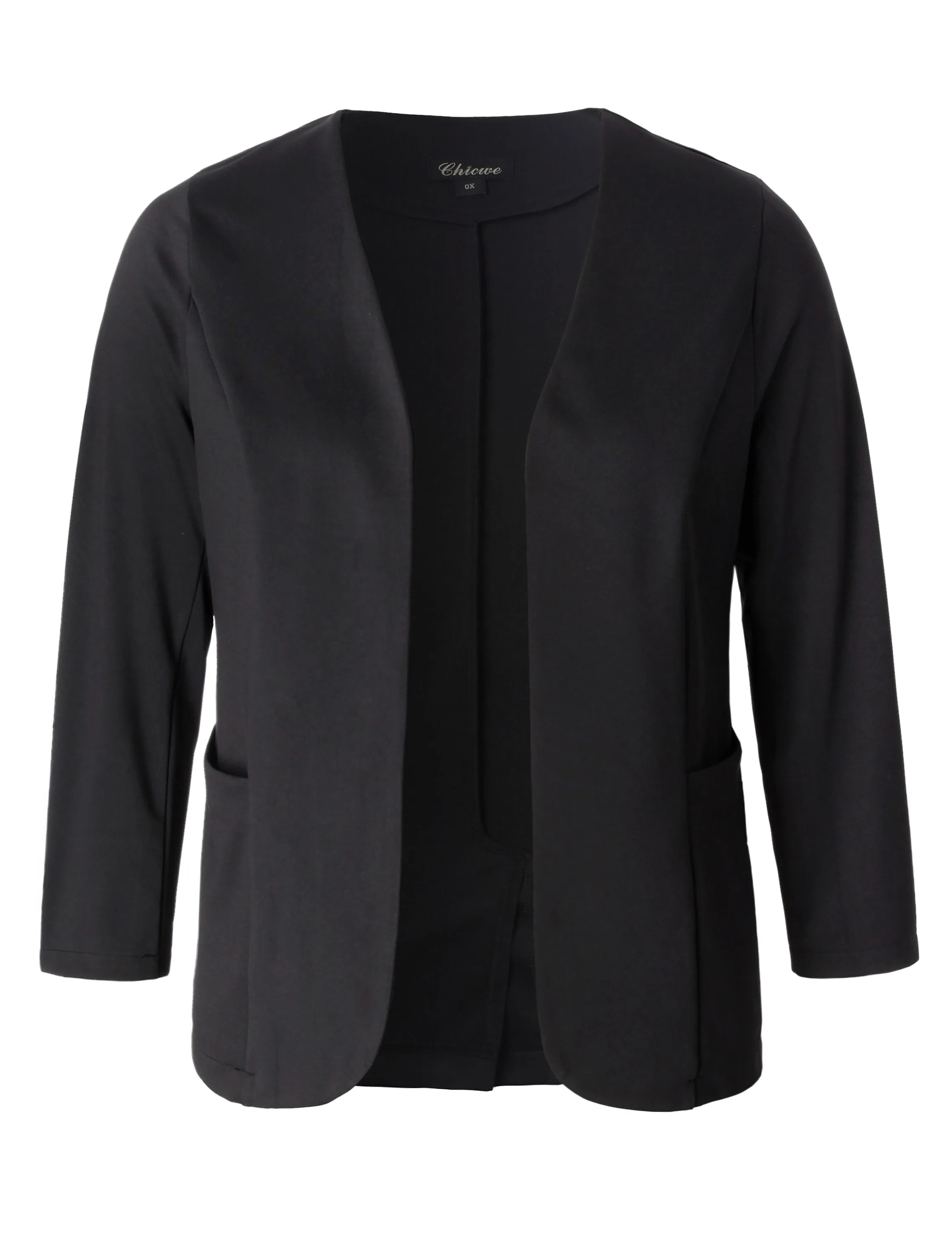 2018 Chicwe Women's Stretch Work Chic Outfit Blazer Plus