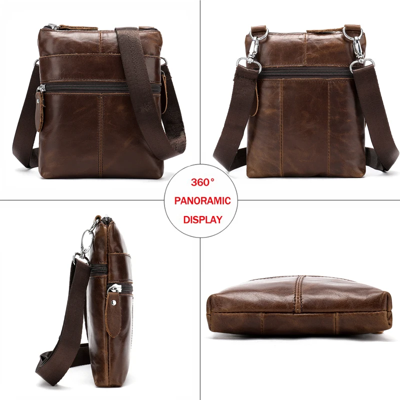Beste MVA Mannen Tas Echt Leer Voor mannen schoudertassen Hoge Kwaliteit Handtassen Kleine Vintage mannen Crossbody Messenger Bag sac een belangrijkste