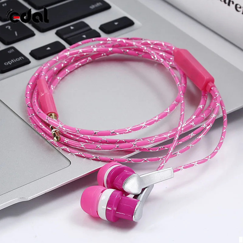 K7 проводные наушники HiFi стерео супер бас музыка в ухо гарнитура с микрофоном для