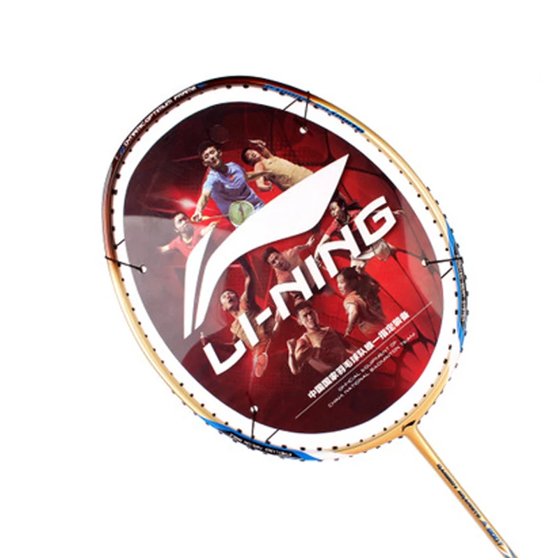 

Li Ning A900T Badminton Racket Carbon Fiber for Beginner Single Shot