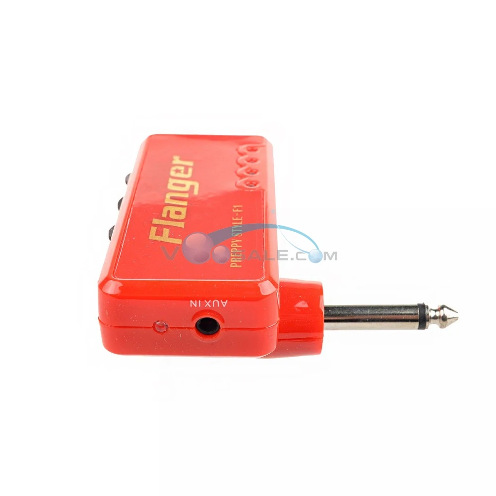 

Flanger F1 Mini Guitar Effect Headphone Output Metal Distortion Portable AMP Simulator Effect Charging Cable Guitar Accessories
