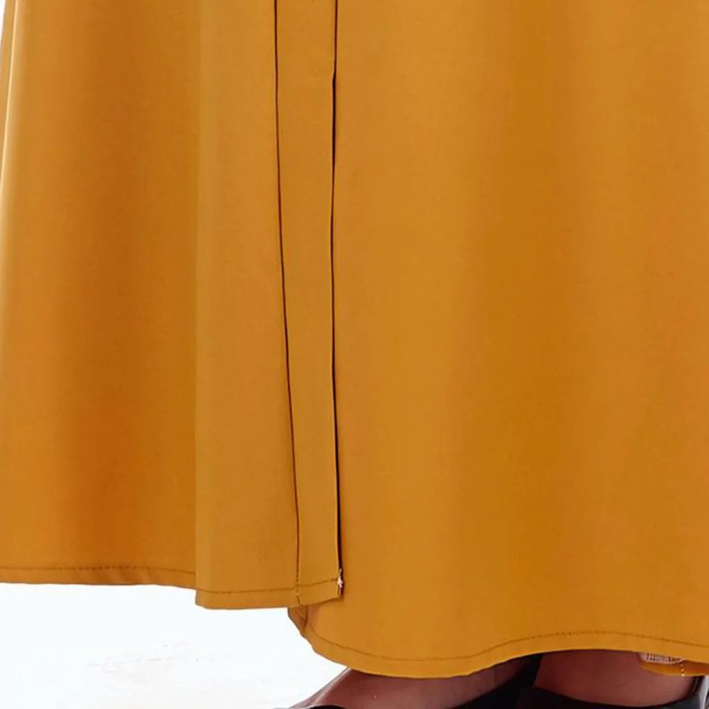 2019 мусульманский хиджаб исламское милое Длинное Платье женское элегантное платье с длинным рукавом Абая длинное Роб Бесплатная доставка