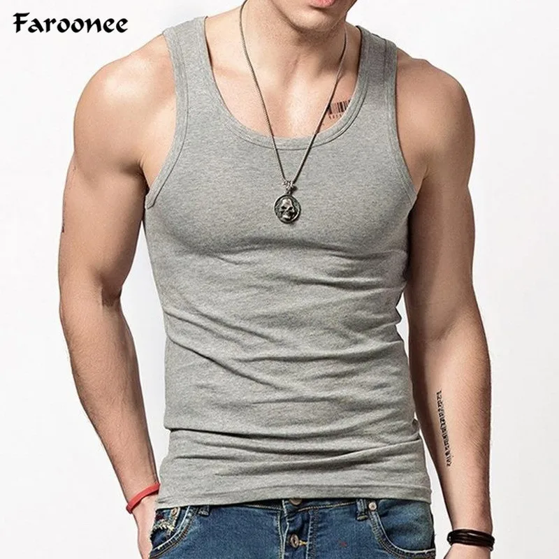 

2019 Brand mens sleeveless vest Summer men Tank Tops Clothing Bodybuilding Undershirt Casual Fitness tank tops tees