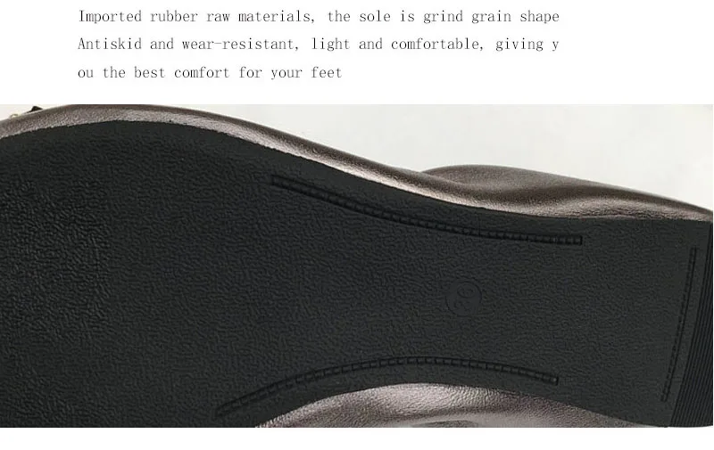 Plus Size 34-42 Sheepskin Women Ballet Flats Bowknots Driving Shoes Female 2018 Soft Casual Flat Heel Shoes Women's Single Shoes (59)