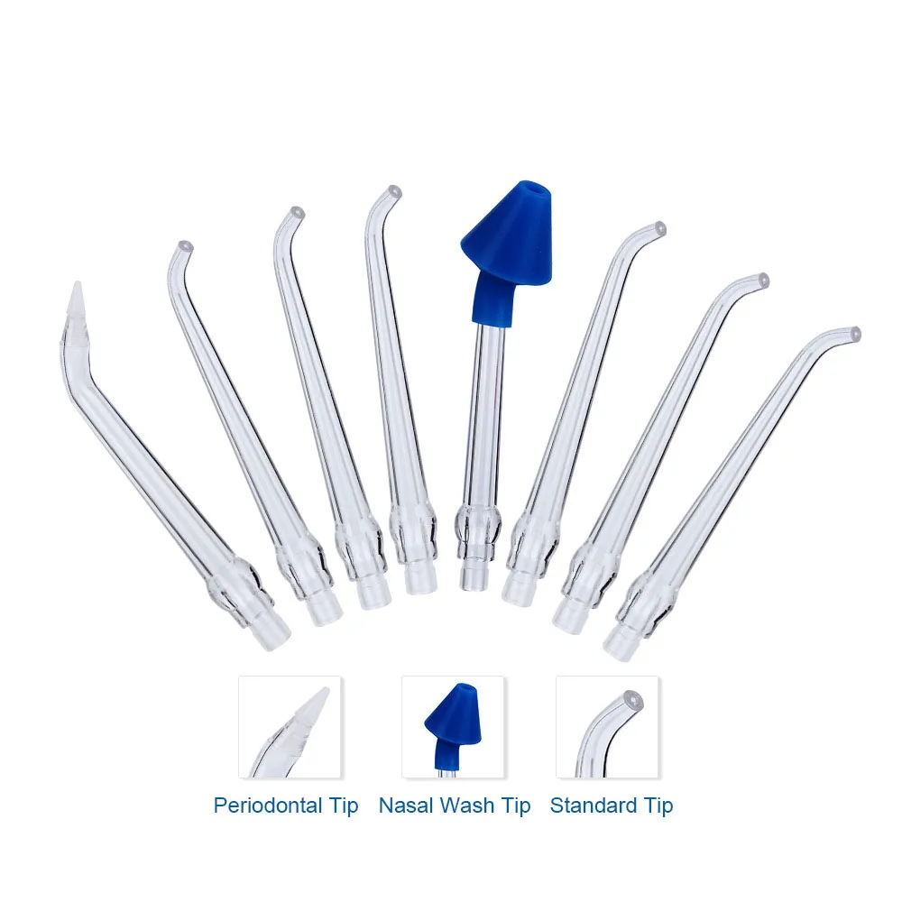 Azdent Горячая беспроводная вода зубной Флоссер портативный ирригатор для полости рта зуб струя воды орошение Usb Перезаряжаемый 8 наконечников 200 мл
