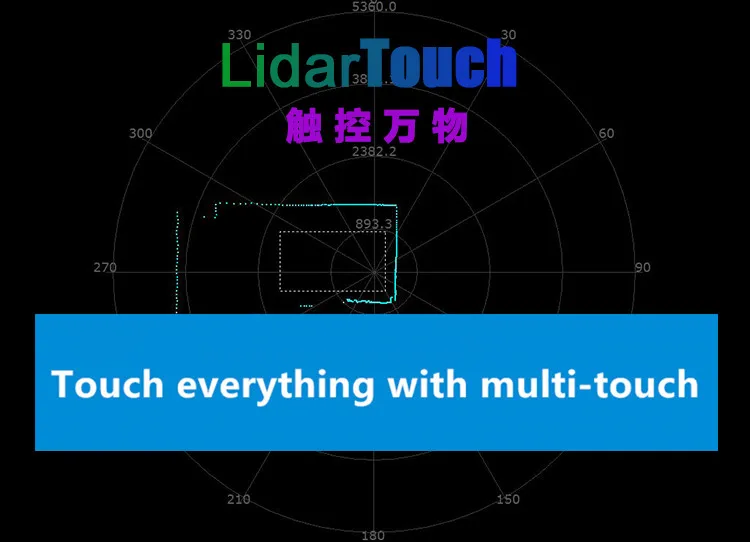 US $250.00 RPLIDAR A2 A3 S1 PAVO Lidar Dedicated Wall Large Screen Interactive Software Program MultiTouch Projection Interactive Engine