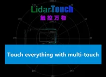 RPLIDAR A2 A3 S1 PAVO lidar grande tela de parede dedicado programa de software interativo multi touch-projeção interativa do motor