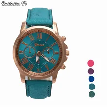 Luxury Brand Watch Women Roman Numerals Faux Leather Quartz Watch Wrist Watch Relogio Feminino Relojes Gift Dress Watch