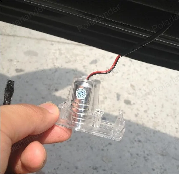 Авто Логотип Лазерной Лампы LED Двери Автомобиля Шаг Призрак тень Добро Пожаловать Свет Лампы Проектора Для Honda 2 ШТ/много Светодиодные