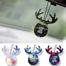 Автомобильный подвесной освежитель воздуха в форме оленя, украшение для ароматерапии, ароматерапия, Ароматизированная Таблетка(Аромат соснового дерева, терраса