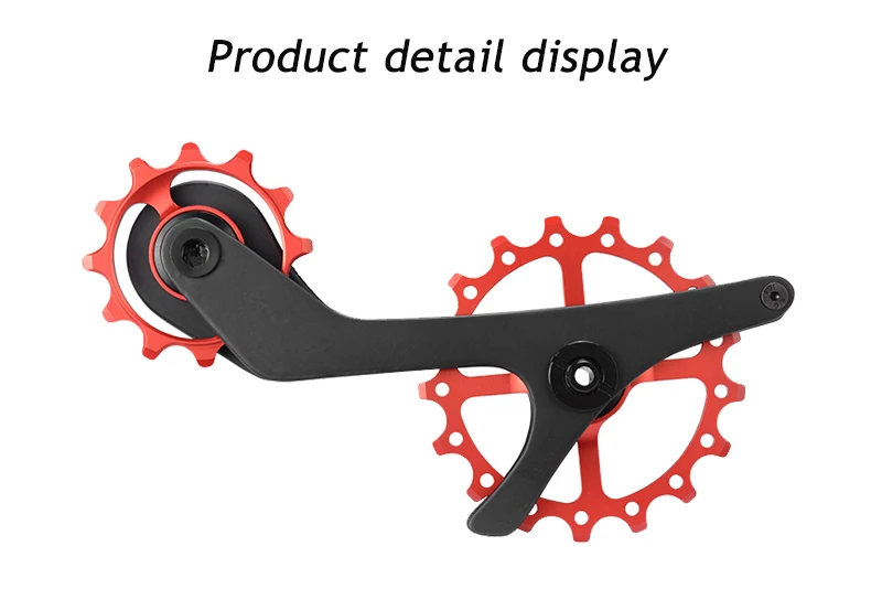 ROCKBROS 11 Speed Bike Bicycle Rear Derailleur Pulley Wheel Kit 17T Carbon Fiber Fit Shimano 9100 9150 R8000 R8050 Bike Part