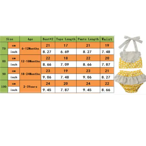 Детский купальник бикини для девушек, купальный костюм для малышей, пляжная одежда, новинка года, pudcoco, 2 предмета, купальный костюм для маленьких девочек