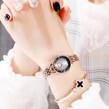 

Gaiety Brand Luxury Bracelet Watch Women Gradient Color Dial Design Creative Ladies Sports Quartz Clock Relogio Feminino