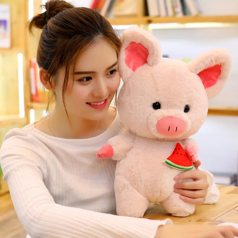 

35/45 cm Soft Pink Pig Adorable Plush Toy Soft Stuffed Cute Animal Pig Lovely Dolls for Kids Appease Toy Baby's Room Decoration