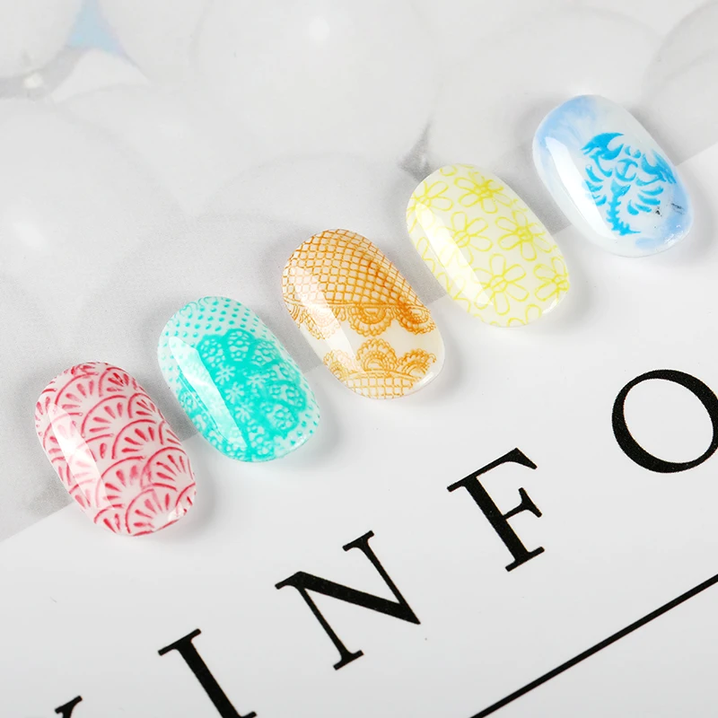 Штамп ROSALIND для дизайна ногтей штамповочная пластина из нержавеющей стали шаблон