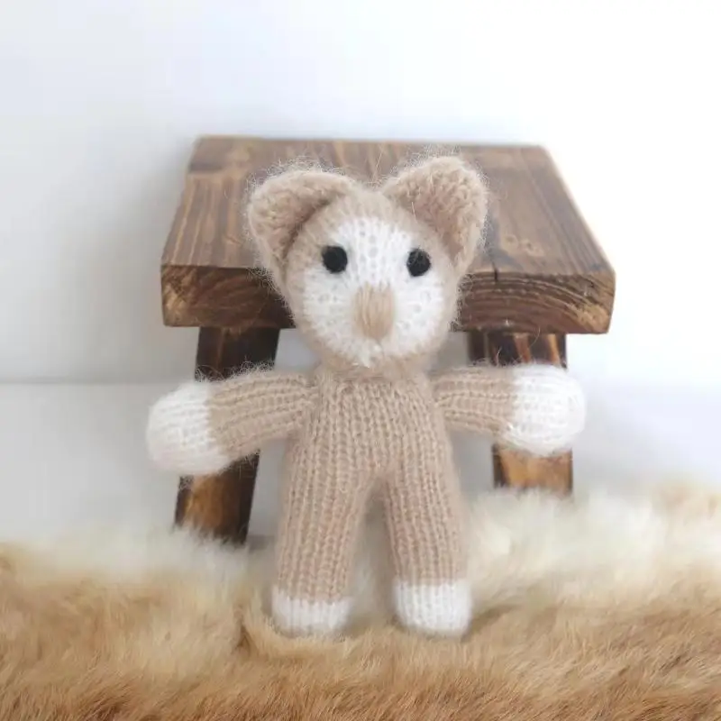 Винтажные игрушки для новорожденных с животными мультяшный плюшевый мишка