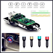 

Car Dual USB Charger 12-24V Cigarette Lighter Power Adapter for BMW 335is Scooter Gran 760Li 320d 135i E60 E36 F30 F30