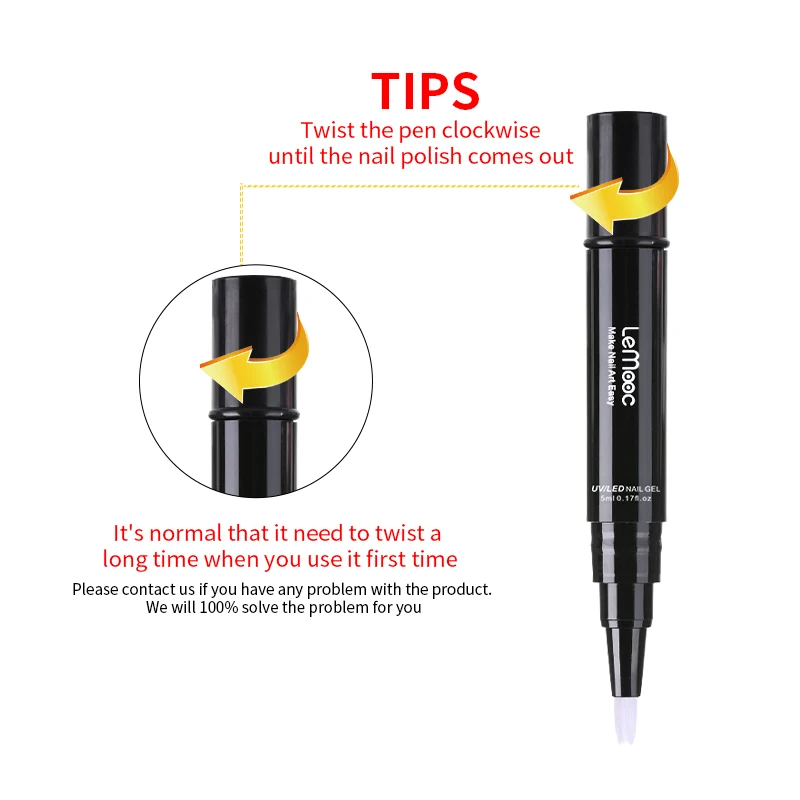 LEMOOC 5ml Nail Pen 88 Colors Gel Nail Varnish Pen UV DIY Nail Art Gel Lacquer Nail Glitter Polish Manicure Glue LEMOOC 5ml Nail Pen 88 Colors Gel Nail Varnish Pen UV DIY Nail Art Gel Lacquer Nail Glitter Polish Manicure Glue