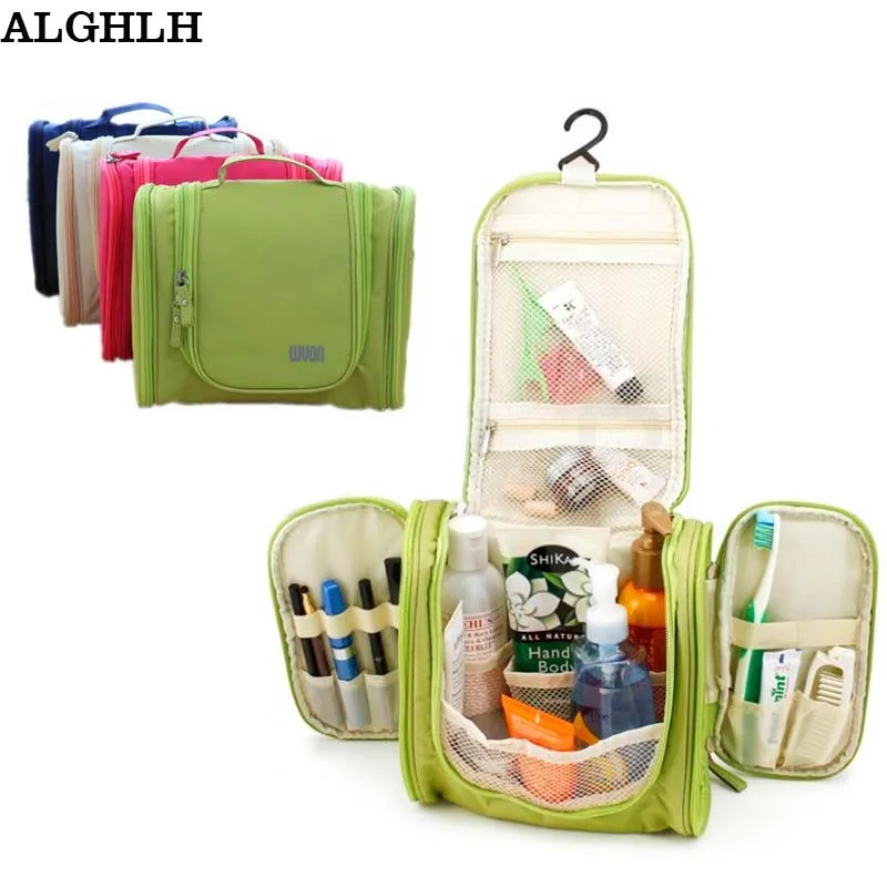 Alghlh الرجال النساء سفر منظم شنقا غسل أدوات الزينة مستحضرات ماكياج طقم حلاقة قدرة كبيرة متعددة الوظائف حقيبة التخزين