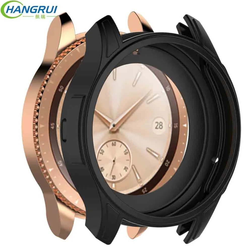 

Silicone Smartwatch Protection Cover Band Shell Protective Frame Case for Samsung galaxy watch 42mm/46mm Watch Protective Case