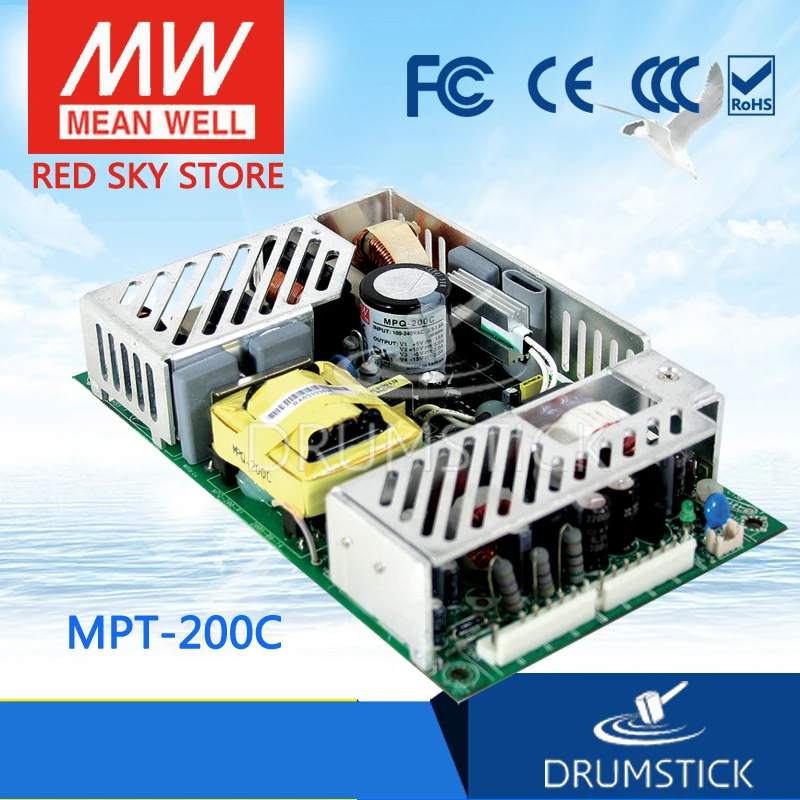 

patriotic MEAN WELL MPT-200C meanwell MPT-200 200W Triple Output Medical Type