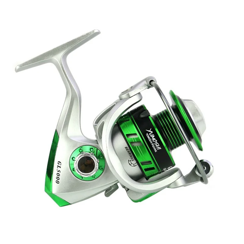 Fishing Coil Wooden Handshake Rotating Fishing Reel Professional Metal Left/Right Hand Fishing Reel Wheel