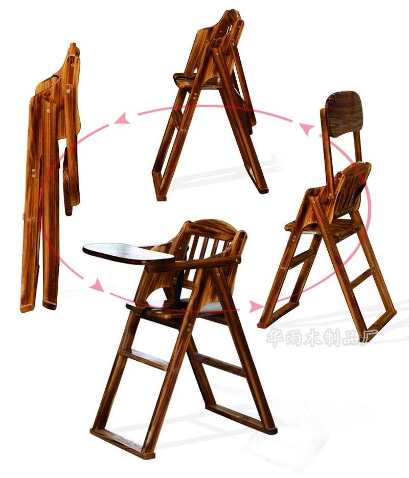 Однослойное деревянное детское кресло, переносное детское сиденье, складное детское сиденье, переносное детское сиденье, стульчики для кормления