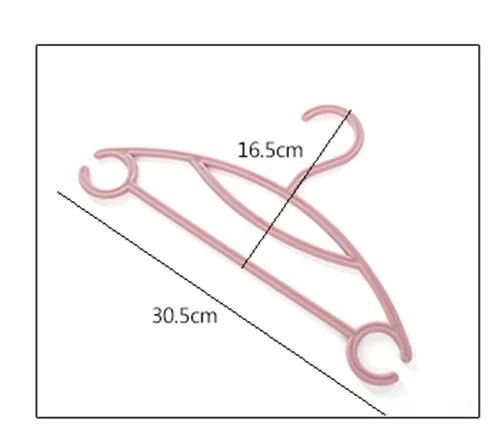 5 шт./партия, детская вешалка для одежды, пластиковая Нескользящая вешалка для одежды, многофункциональная детская красочная сушилка, вешалка для детской одежды
