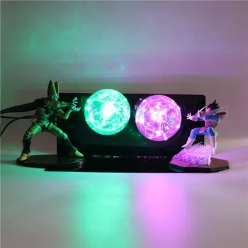 

Dragon Ball Z Cell Vegeta DIY Lamp Action Figure LED Light DBZ Super Saiyan Model Anime Night Light Kids Children Table Lamp Toy