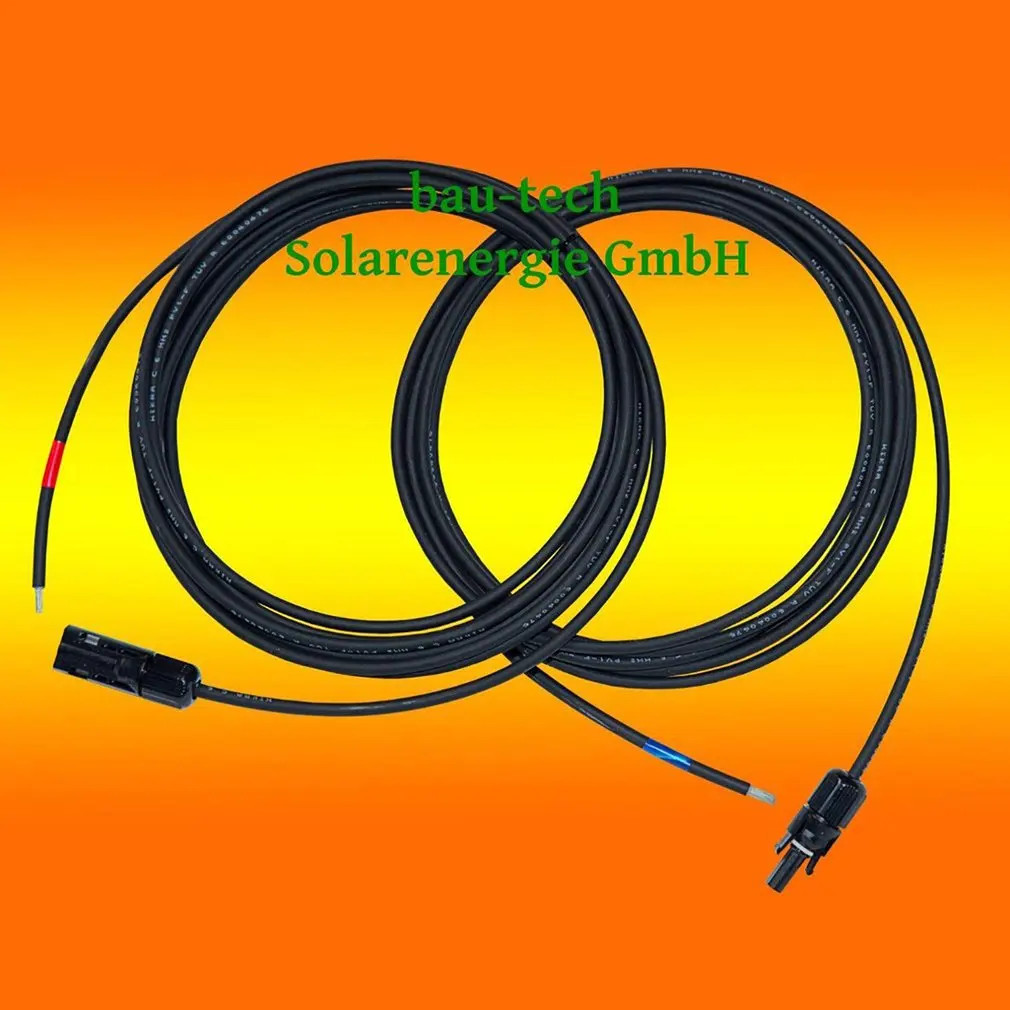 Соединительный кабель 4mm2 1 м-10 м кабель для солнечных модулей кабель MC4 Разъем монтируется Панели солнечные MC4 фотоэлектрических Extension Line