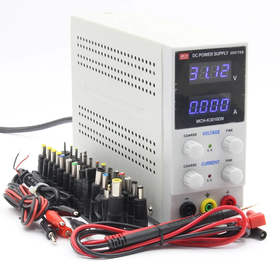 Регулируемый источник питания постоянного тока 30V10A цифровой высокоточный