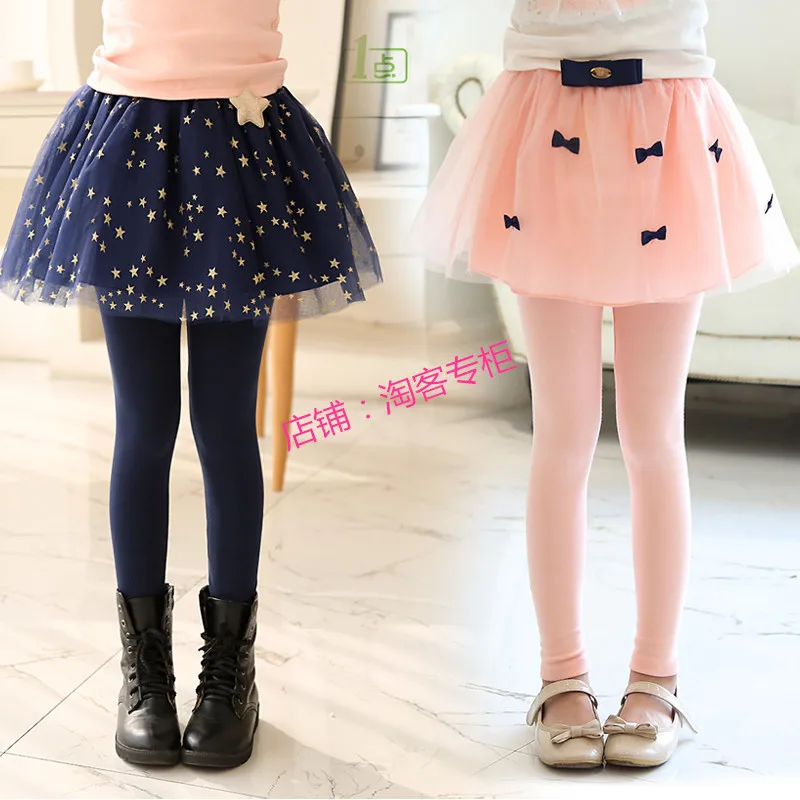 Girl Skirts Tights pants cotton Skirts Girl Kids Trousers butterfly