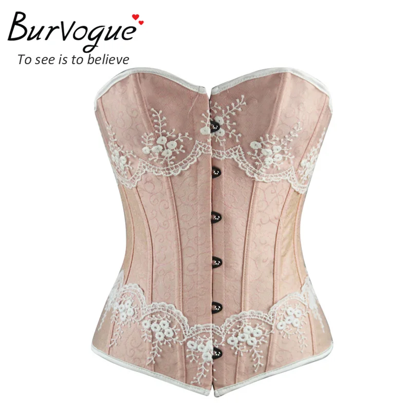 Burvogue Waist Control Corsets and Bustiers Women Sexy Overbust Corset